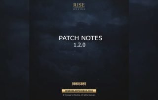 Rise Online: 1.2.0 Yama Notları