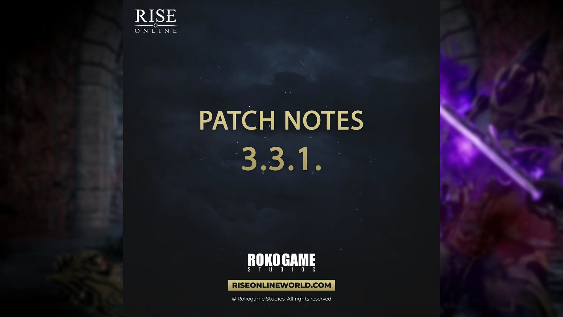 Rise Online – 3.3.1 Patch Notes