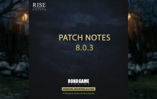 Rise Online: 8.0.3 Güncelleme Notları